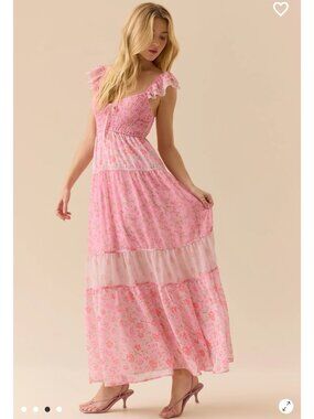 NWT Altar'd State Sidney Floral Maxi Dress
